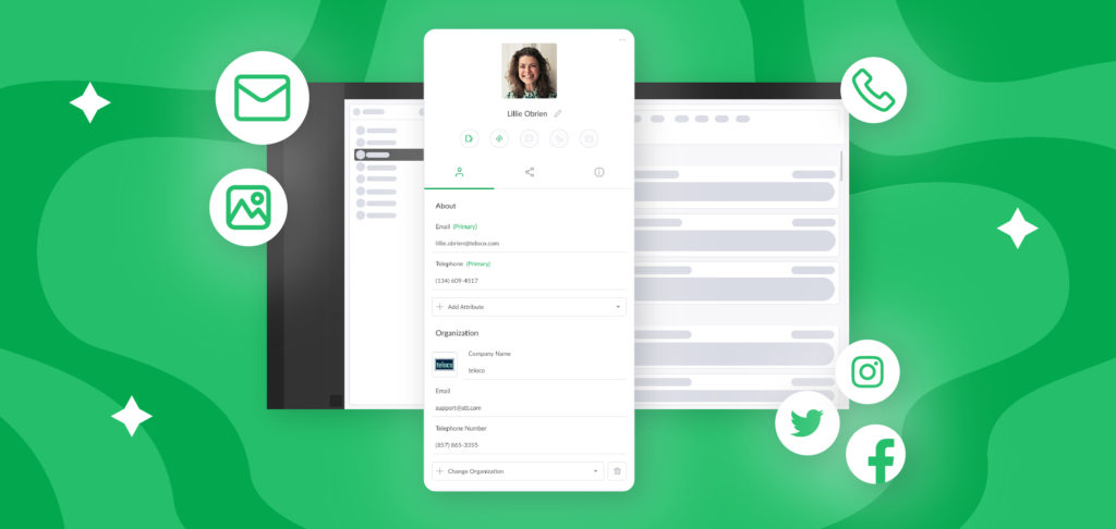 View of a Contact profile in the tawk.to CRM