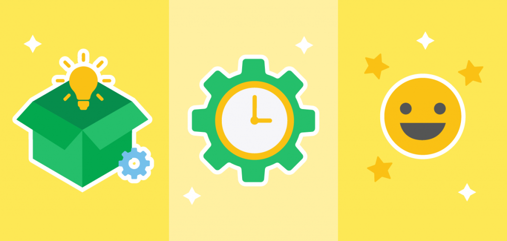The 3 things customers want Products, saving time, and positive feedback